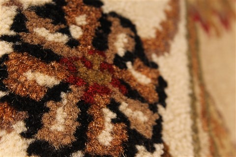 Jaipur Beige Hand Knotted 20 X 30 Area Rug 250-28333 Image 4