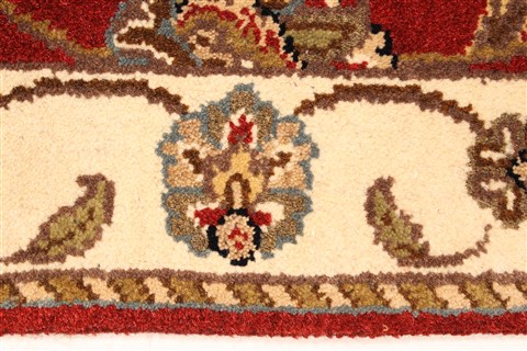 Jaipur Red Hand Knotted 20 X 30 Area Rug 250-28335 Image 3