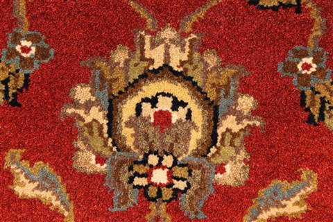 Jaipur Red Hand Knotted 20 X 30 Area Rug 250-28335 Image 8