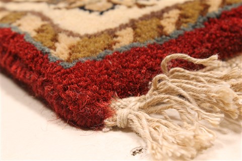 Jaipur Red Hand Knotted 20 X 30 Area Rug 250-28335 Image 9