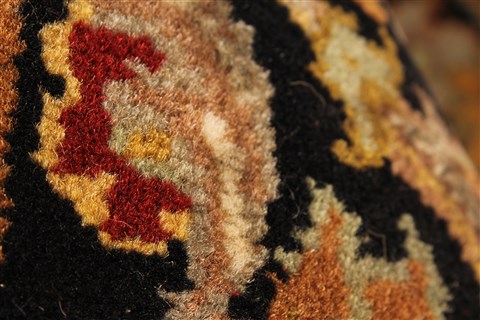 Jaipur Red Square Hand Knotted 40 X 40 Area Rug 250-28339 Image 6