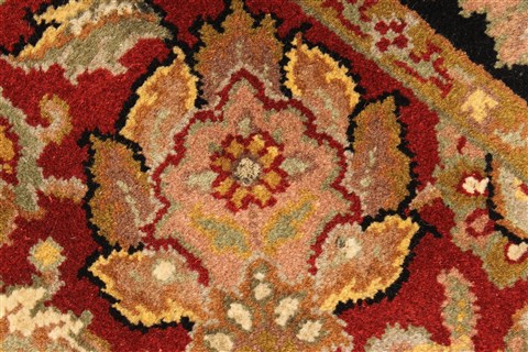 Jaipur Red Square Hand Knotted 40 X 40 Area Rug 250-28339 Image 7
