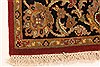 Jaipur Red Square Hand Knotted 40 X 40 Area Rug 250-28339 Thumb 9