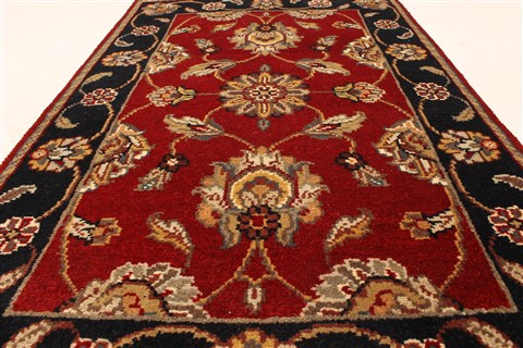 Jaipur Red Hand Knotted 20 X 30 Area Rug 250-28340 Image 3