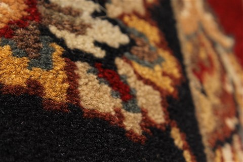 Jaipur Red Hand Knotted 20 X 30 Area Rug 250-28340 Image 6