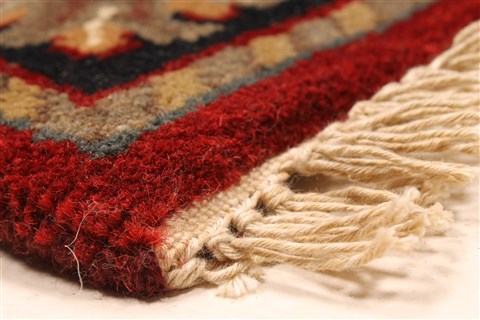 Jaipur Red Hand Knotted 20 X 30 Area Rug 250-28340 Image 8