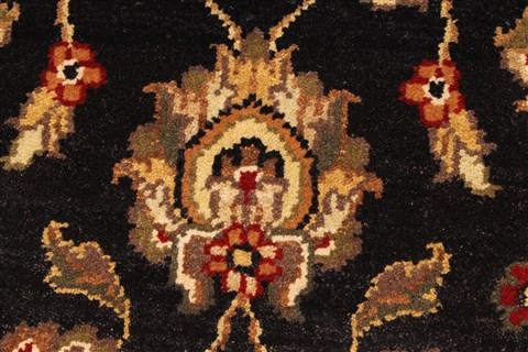 Jaipur Black Hand Knotted 20 X 30 Area Rug 250-28341 Image 8