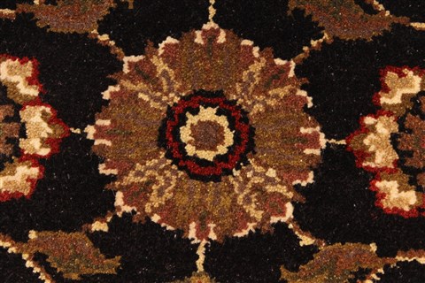Jaipur Black Hand Knotted 20 X 30 Area Rug 250-28342 Image 2
