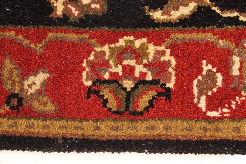 Jaipur Black Hand Knotted 20 X 30 Area Rug 250-28342 Image 3