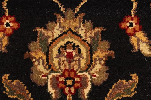 Jaipur Black Hand Knotted 20 X 30 Area Rug 250-28343 Image 8