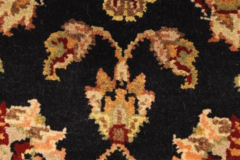 Jaipur Black Hand Knotted 20 X 30 Area Rug 250-28345 Image 7