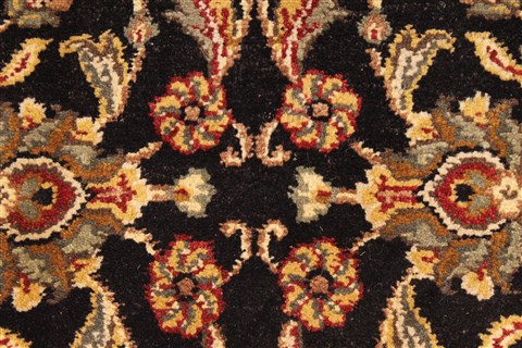 Jaipur Black Hand Knotted 26 X 40 Area Rug 250-28347 Image 1