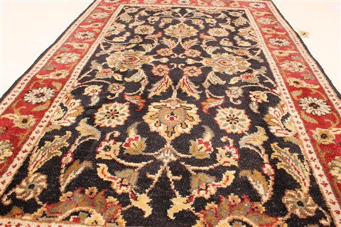 Jaipur Black Hand Knotted 26 X 40 Area Rug 250-28347 Image 3