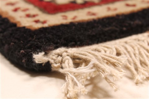 Jaipur Black Hand Knotted 26 X 40 Area Rug 250-28347 Image 7