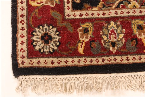 Jaipur Black Hand Knotted 26 X 40 Area Rug 250-28347 Image 8
