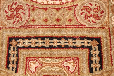 Jaipur Beige Round Hand Knotted 310 X 310 Area Rug 250-28348 Image 8