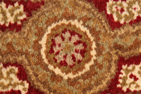 Jaipur Beige Round Hand Knotted 310 X 310 Area Rug 250-28348 Image 9