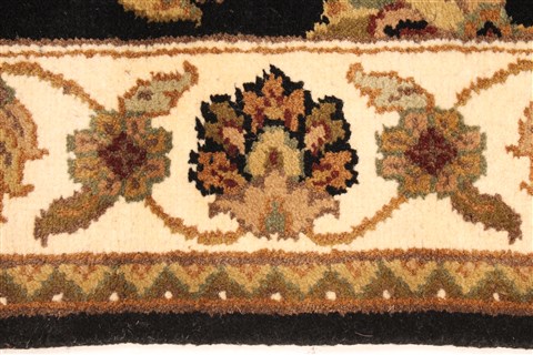 Jaipur Black Hand Knotted 30 X 50 Area Rug 250-28350 Image 2