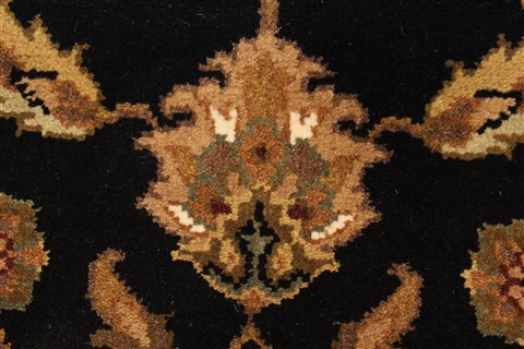 Jaipur Black Hand Knotted 30 X 50 Area Rug 250-28350 Image 7