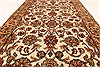 Isfahan Beige Hand Knotted 30 X 50  Area Rug 250-28351 Thumb 3