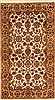 Isfahan Beige Hand Knotted 30 X 50  Area Rug 250-28351 Thumb 0