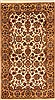 Isfahan Beige Hand Knotted 30 X 50 Area Rug 250-28351 Thumb 0