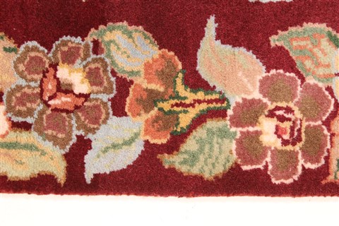 Jaipur Red Hand Knotted 30 X 50 Area Rug 250-28352 Image 2