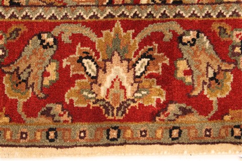 Jaipur Beige Hand Knotted 30 X 50 Area Rug 250-28353 Image 1