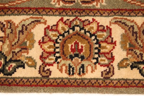 Jaipur Green Hand Knotted 30 X 50 Area Rug 250-28354 Image 2
