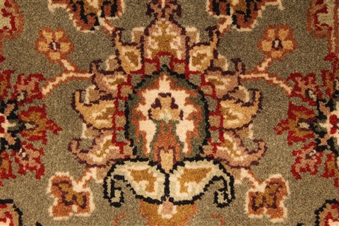 Jaipur Green Hand Knotted 30 X 50 Area Rug 250-28354 Image 7