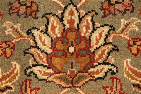 Jaipur Green Hand Knotted 30 X 50 Area Rug 250-28354 Image 8