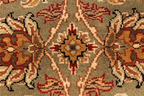 Jaipur Green Hand Knotted 30 X 50 Area Rug 250-28356 Image 1