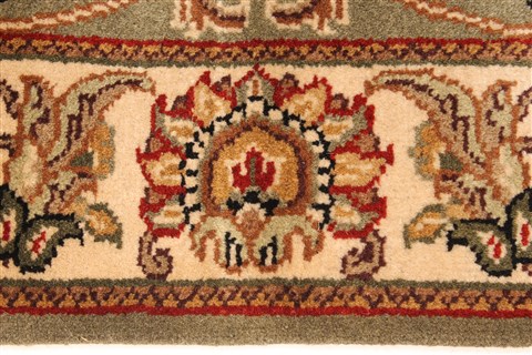 Jaipur Green Hand Knotted 30 X 50 Area Rug 250-28356 Image 2