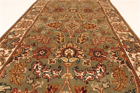 Jaipur Green Hand Knotted 30 X 50 Area Rug 250-28356 Image 3