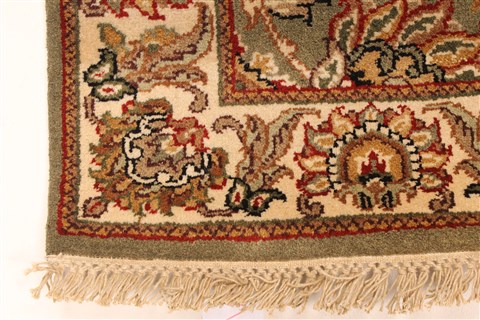 Jaipur Green Hand Knotted 30 X 50 Area Rug 250-28356 Image 9