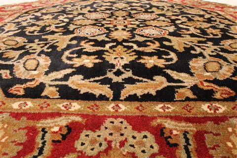 Jaipur Black Octagon Hand Knotted 40 X 40 Area Rug 250-28357 Image 3