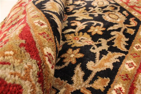 Jaipur Black Octagon Hand Knotted 40 X 40 Area Rug 250-28357 Image 5