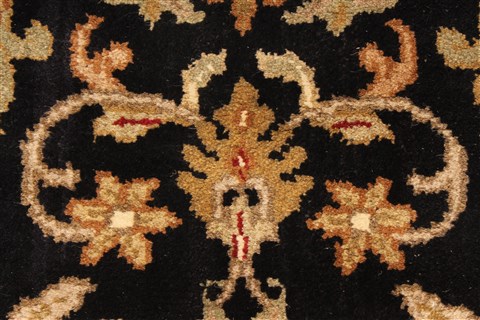 Jaipur Black Octagon Hand Knotted 40 X 40 Area Rug 250-28357 Image 8