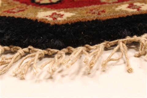 Jaipur Black Octagon Hand Knotted 40 X 40 Area Rug 250-28357 Image 9