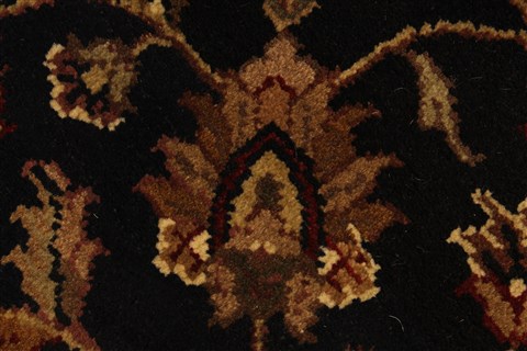 Jaipur Black Round Hand Knotted 40 X 40 Area Rug 250-28358 Image 7