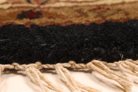 Jaipur Black Round Hand Knotted 40 X 40 Area Rug 250-28358 Image 8