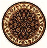 Jaipur Black Round Hand Knotted 40 X 40 Area Rug 250-28358 Thumb 0