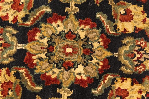 Jaipur Black Round Hand Knotted 310 X 310 Area Rug 250-28360 Image 8