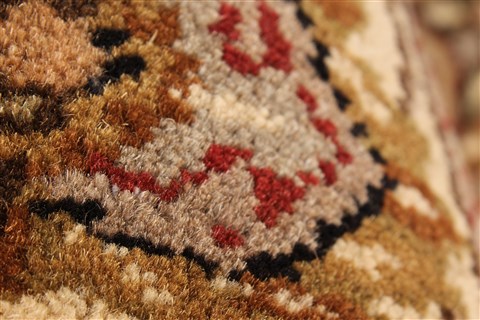 Jaipur Black Square Hand Knotted 30 X 30 Area Rug 250-28361 Image 4