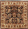 Jaipur Black Square Hand Knotted 30 X 30  Area Rug 250-28361 Thumb 0