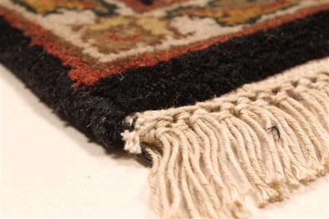 Jaipur Black Hand Knotted 20 X 30 Area Rug 250-28362 Image 9