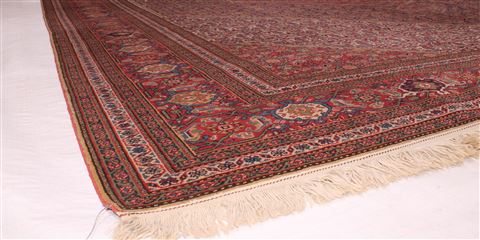 Tabriz Red Hand Knotted 94 X 1210 Area Rug 400-28363 Image 10