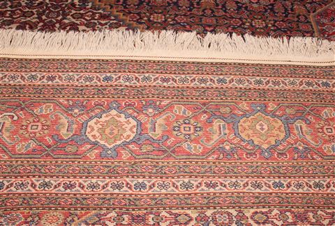 Tabriz Red Hand Knotted 94 X 1210 Area Rug 400-28363 Image 12