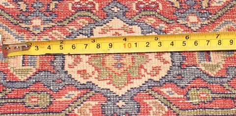Tabriz Red Hand Knotted 94 X 1210 Area Rug 400-28363 Image 14