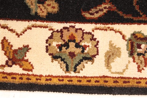Jaipur Black Hand Knotted 20 X 30 Area Rug 250-28364 Image 2